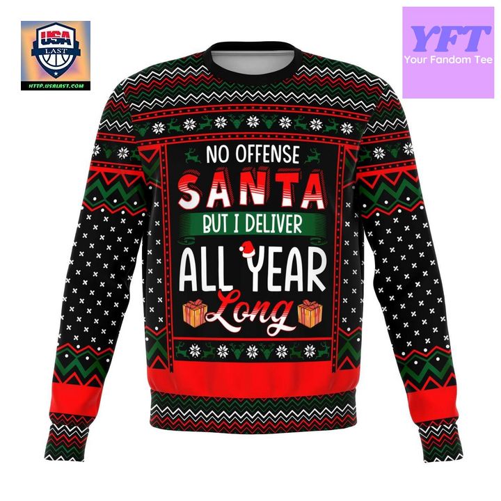 I Deliver For For Meme 3d Ugly Christmas Sweater