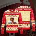 I Don’T Care What Day It Is It’S Early I’M Grumpy I Want Costa Ugly Christmas Sweater