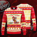 I Don’T Care What Day It Is It’S Early I’M Grumpy I Want Dr Pepper Ugly Christmas Sweater