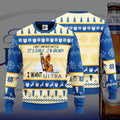 I Don’T Care What Day It Is It’S Early I’M Grumpy I Want Michelob Ultra Ugly Christmas Sweater