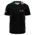 BEST I_O Acid 444 black Baseball Jersey