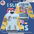I slipped on mah beans baseball jacket