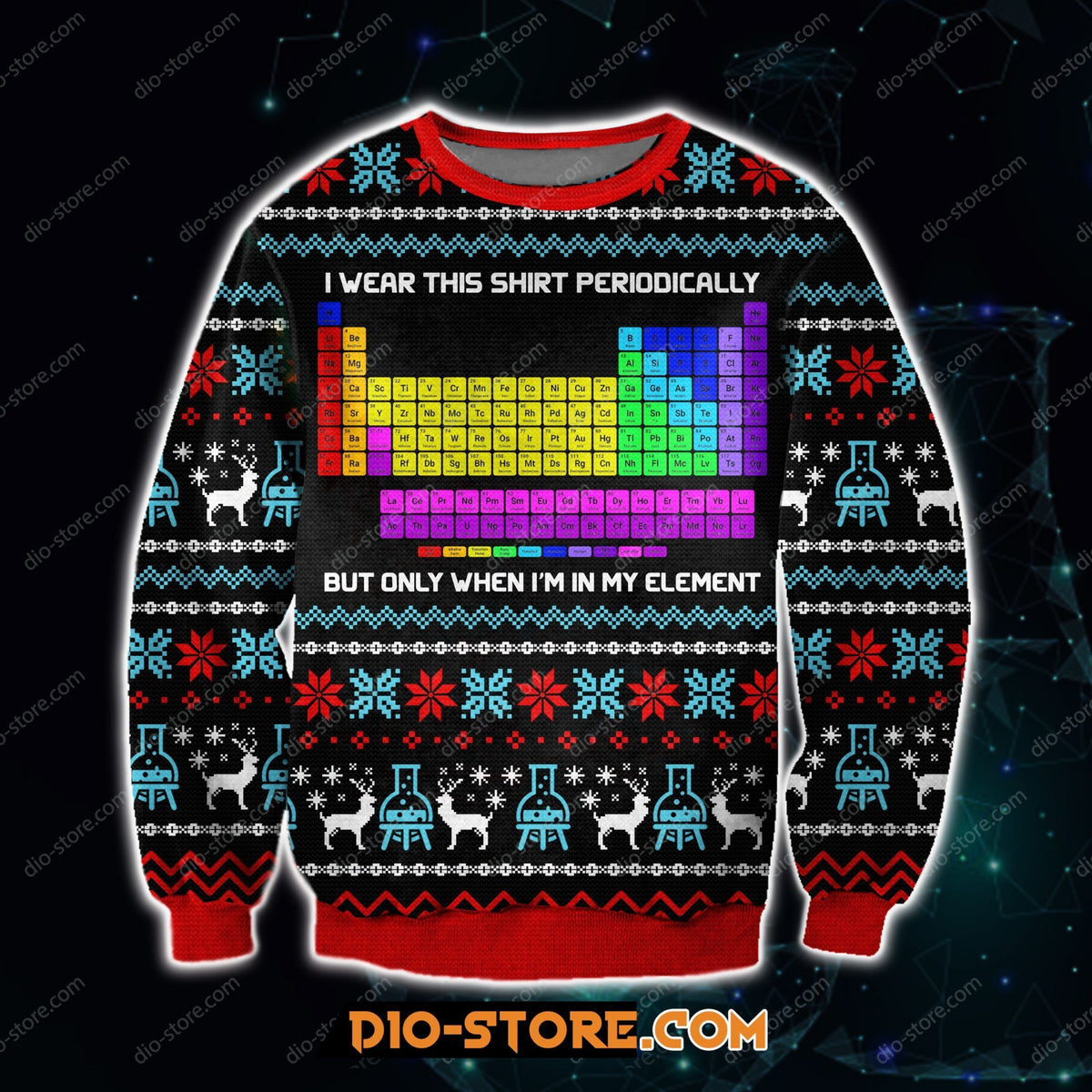 I Wear This Shirt Periodically 3D Print Ugly Christmas Sweater