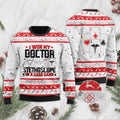 I Won My Doctor Stethoscope In A Card Game Doctor Ugly Christmas Sweater For Doctors On Christmas Days