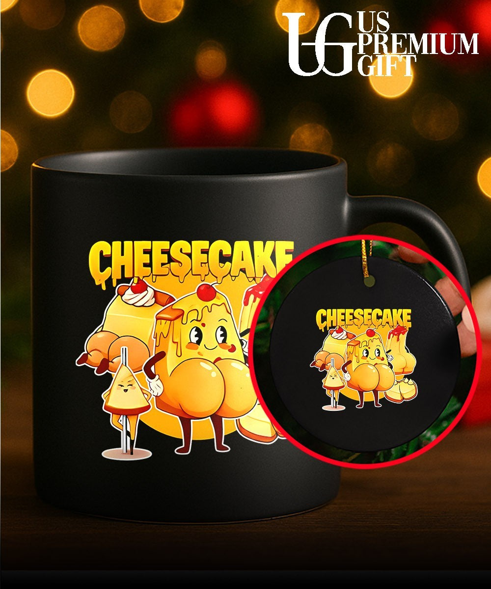 Anthropomorphic Dessert Humorous Cheesecake shirt