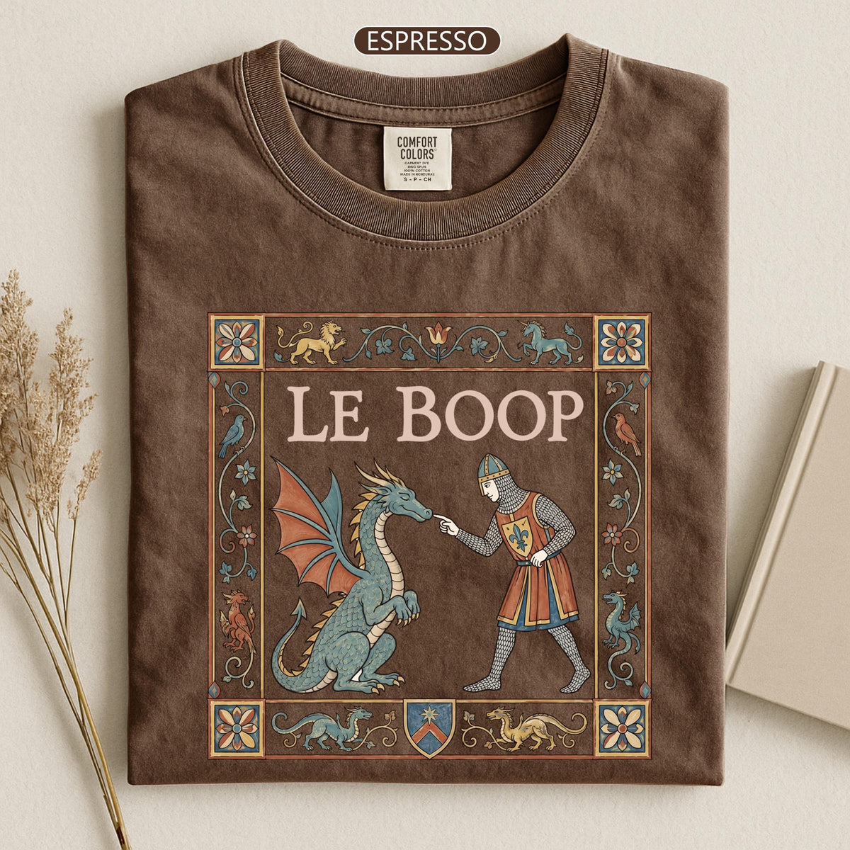 Le Boop Dragon Medieval Knight Tee Fantasy Meme Gamer Unisex T-shirt, Sweatshirt, Hoodie (4)