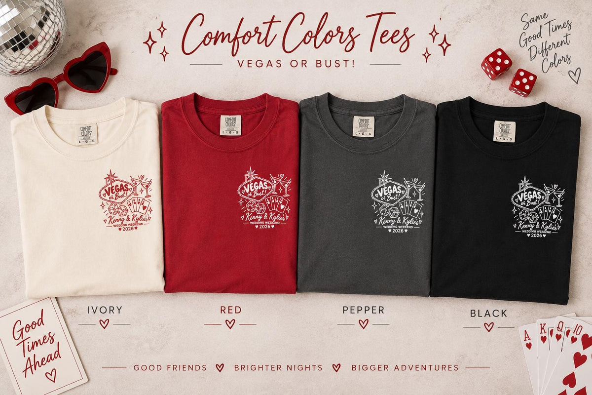 Personalized Vegas Wedding Toss Retro Casino Custom Names Year Custom Wedding Group Tee Kitsch Las Vegas Wedding (5)