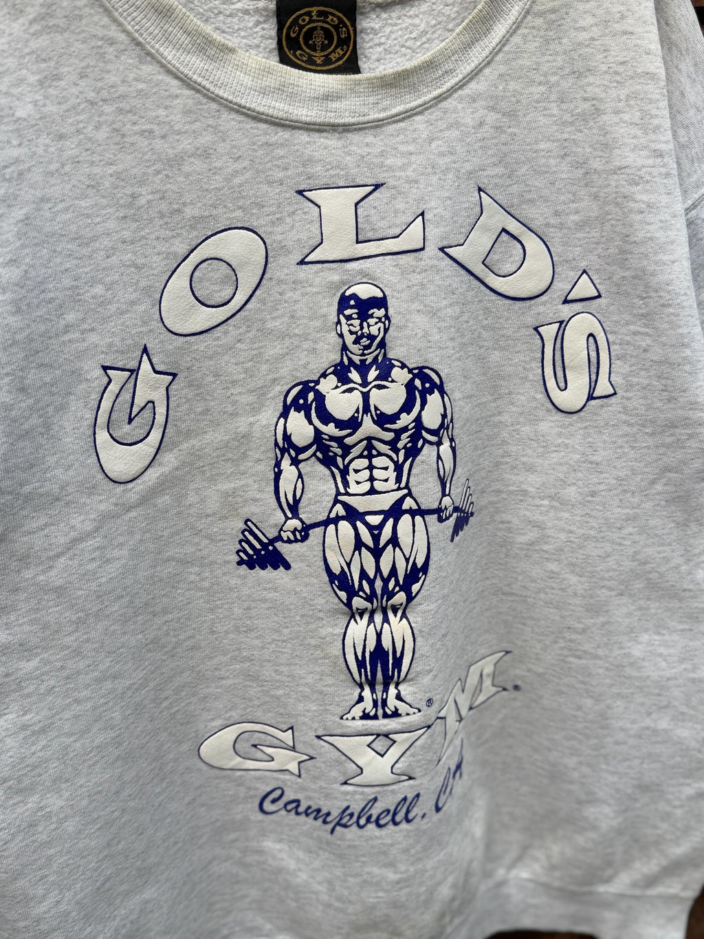 Vintage 90 39 Gold 39 Gym Campbell Ca Body Building Ash Grey (4)