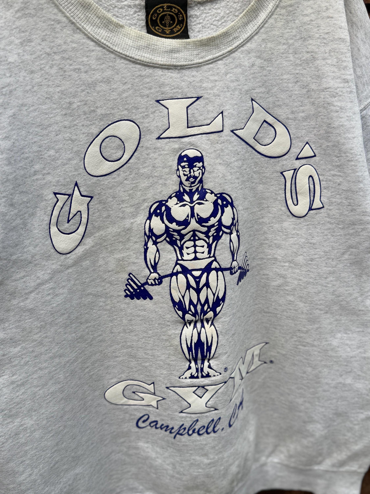 Vintage 90 39 Gold 39 Gym Campbell Ca Body Building Ash Grey (4)