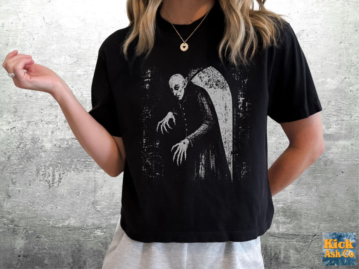 Vampire Goth Crop Comfort Colors Boxy Tee 3023cl Unisex T-shirt, Sweatshirt, Hoodie (4)