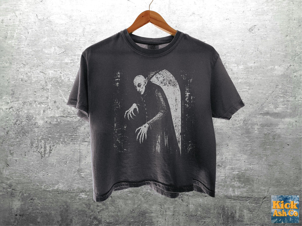 Vampire Goth Crop Comfort Colors Boxy Tee 3023cl Unisex T-shirt, Sweatshirt, Hoodie (1)