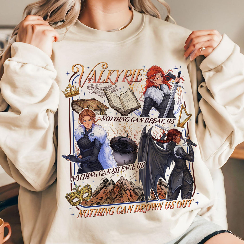 Valkyries Acotar Court Splintered Harmony Acotar Nesta Gwyn Emerie Tee Sjm Bookish Merch (1)