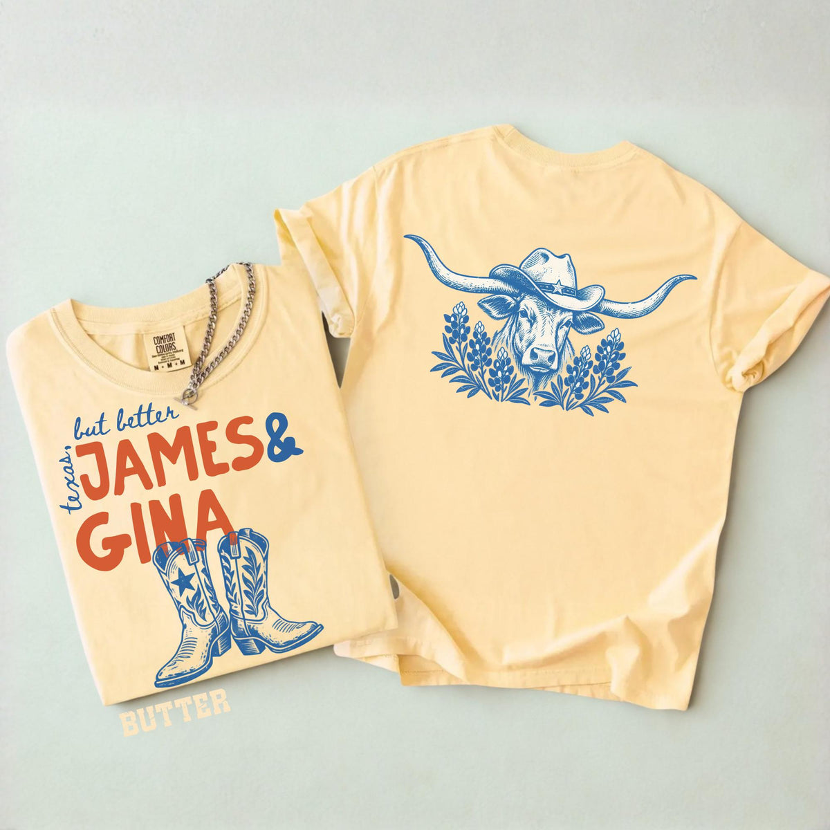 James Talarico Senate Gina Hinojosa Governor Vote Blue Texas Tee Turn Texas Blue Folk Art Midterms 2026 (4)