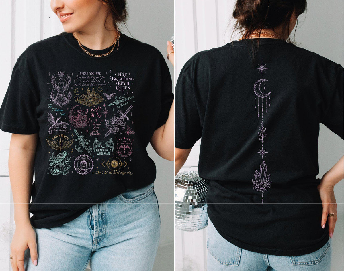 Comfort Colors Acotar Velaris Sarah Maas Bookish Tee Night Court Fantasy Velaris Book Lover S1686 (5)