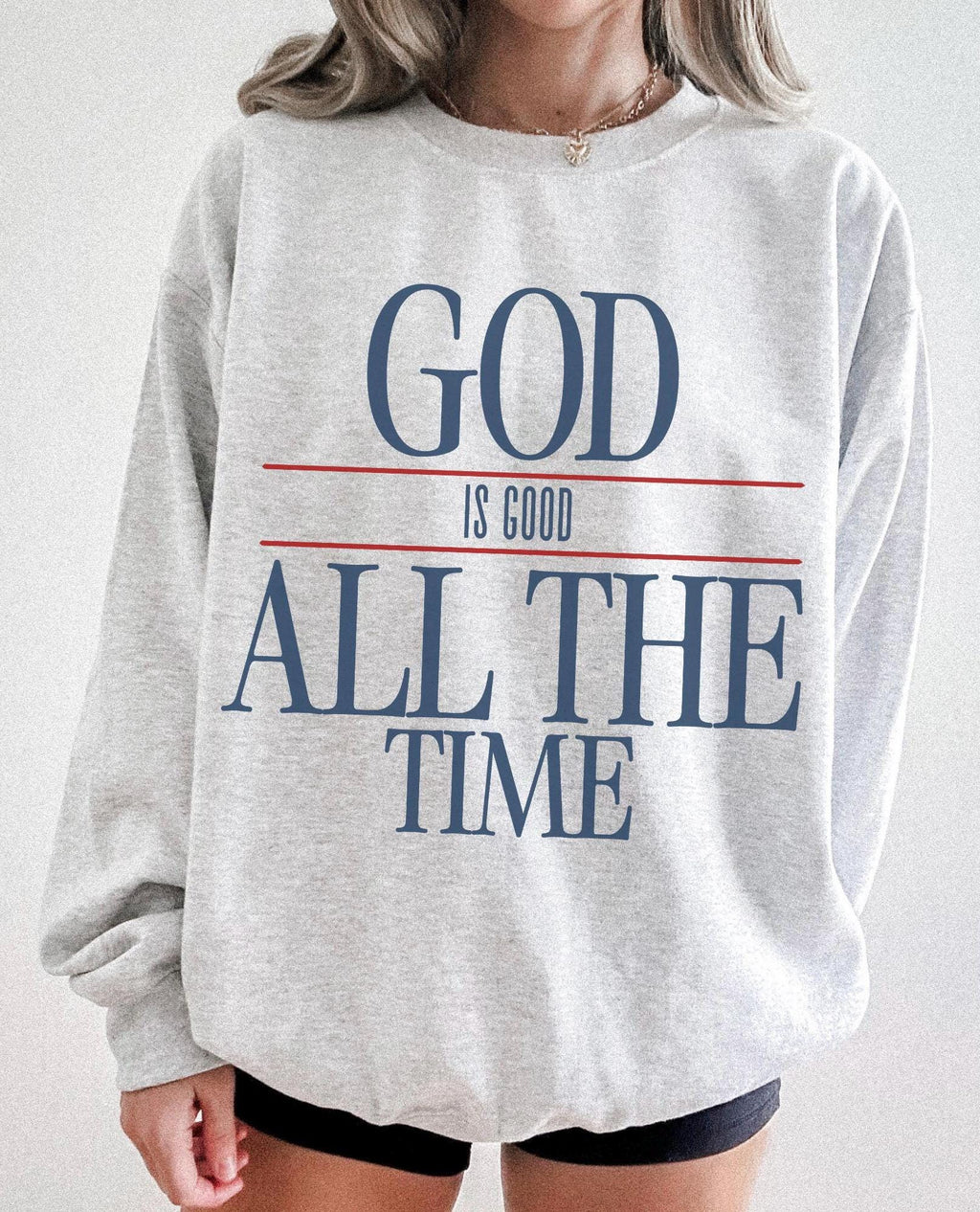 God Good Time Christian Faith Based Group Church Sweater (2)