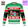 In The Box Naughty For For Meme 3d Ugly Christmas Sweater