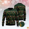 Instrument Saxophone Ugly Christmas Sweater