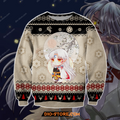 Inuyasha Manga 3D Knitting Pattern Print Ugly Christmas Sweater