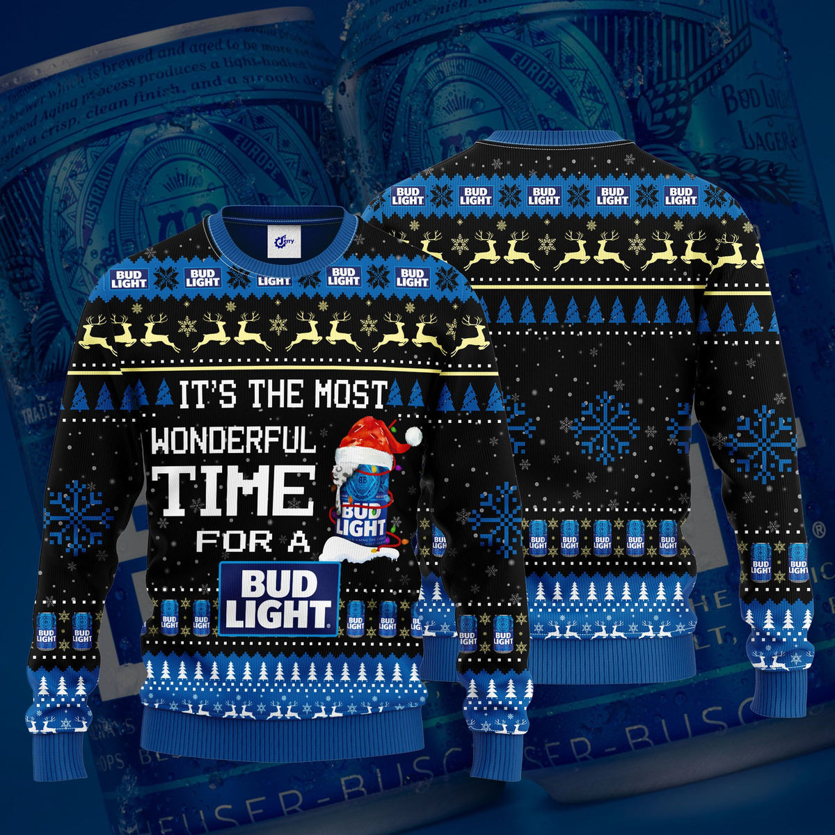 It’S The Most Wonderful Time For A Bud Light Ugly Christmas Sweater