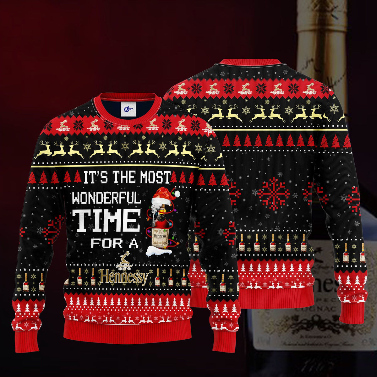 It’S The Most Wonderful Time For A Hennessy Ugly Christmas Sweater