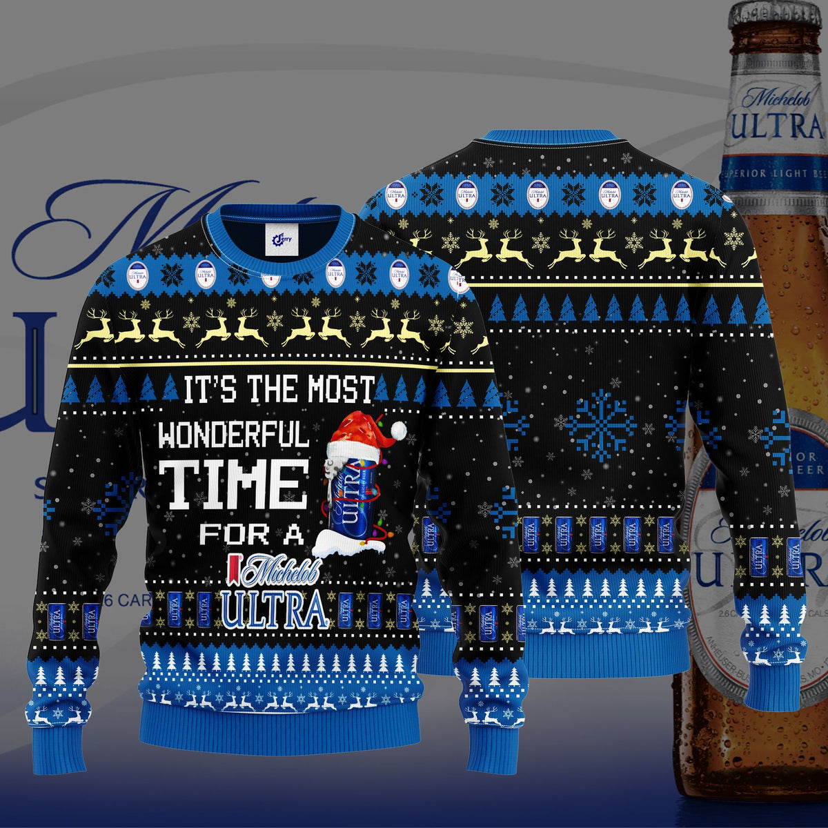 It’S The Most Wonderful Time For A Michelob Ultra Ugly Christmas Sweater
