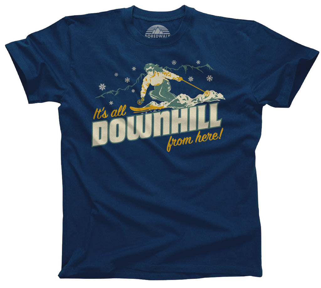 Men's It's All Downhill From Here T-Shirt