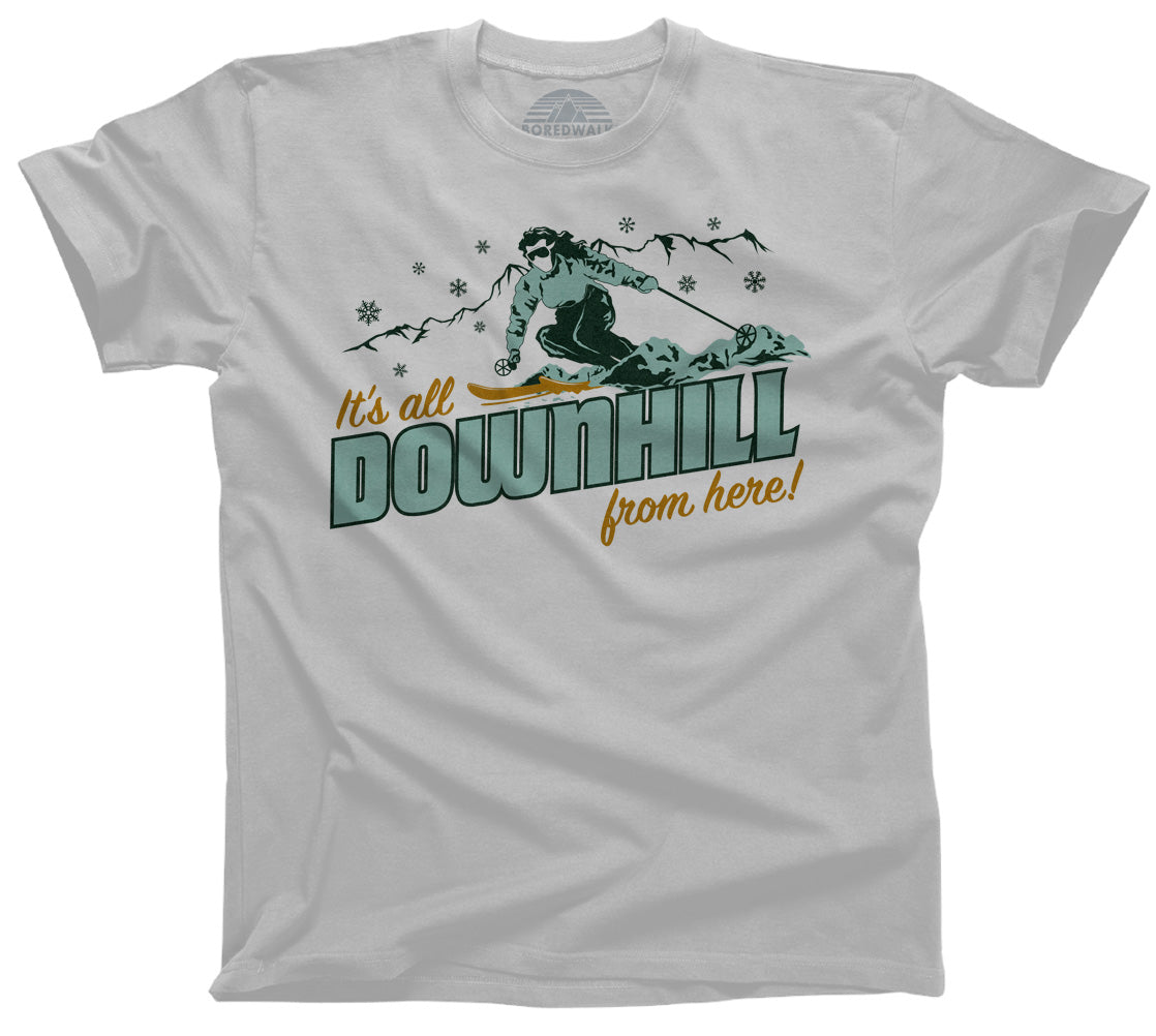 Men's It's All Downhill From Here T-Shirt