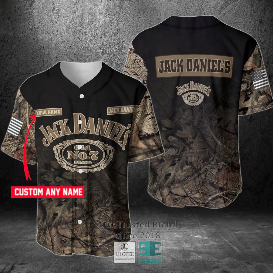 Jack Daniel S Your Name Hunting Baseball Jersey