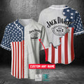 Jack Daniel S Your Name US Flag Baseball Jersey