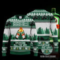 Jagermeister Drinker Bells Drinker Bells Drinking All The Way Ugly Christmas Sweater, Hoodie, Zip Hoodie, Bomber Jacket