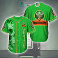 BEST Jagermeister logo skull green Baseball Jersey