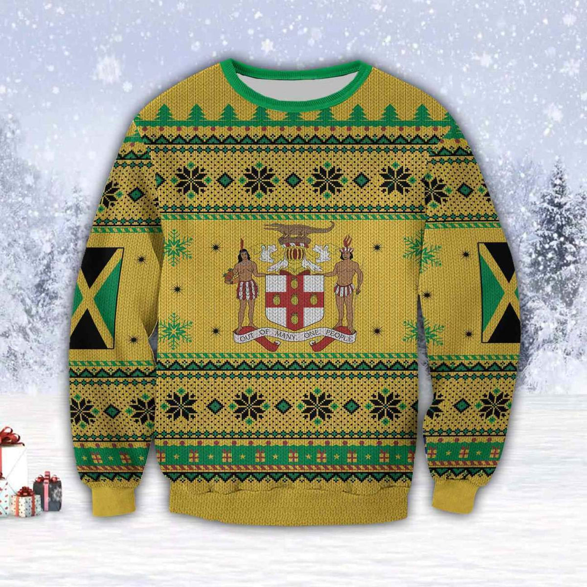 Jamaica Country 3D All Over Print Ugly Christmas Sweater