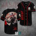 Jason Voorhees Blood Horror Movie Baseball Jersey