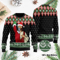 Jesus And Santa Claus Ugly Christmas Sweater For Jesus And Santa Lovers On Christmas Days