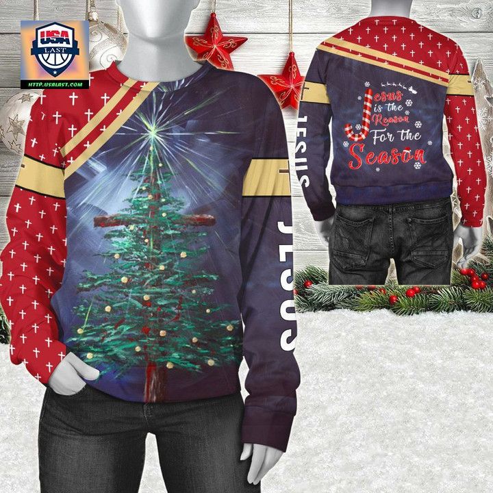 Jesus Is The Reason For The Season Ugly Christmas Sweater