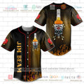 HOT Jim Beam skull head Baseball Jersey Shirt