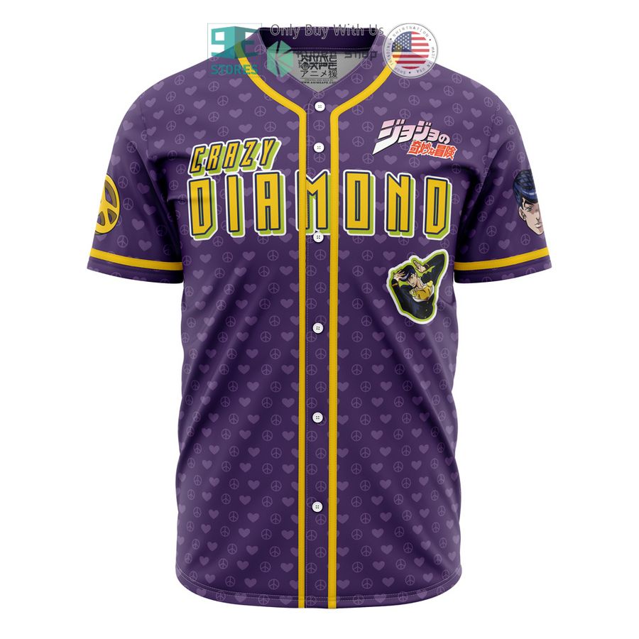 BEST Josuke Shining Diamond Jojo’s Bizarre Adventure Baseball Jersey
