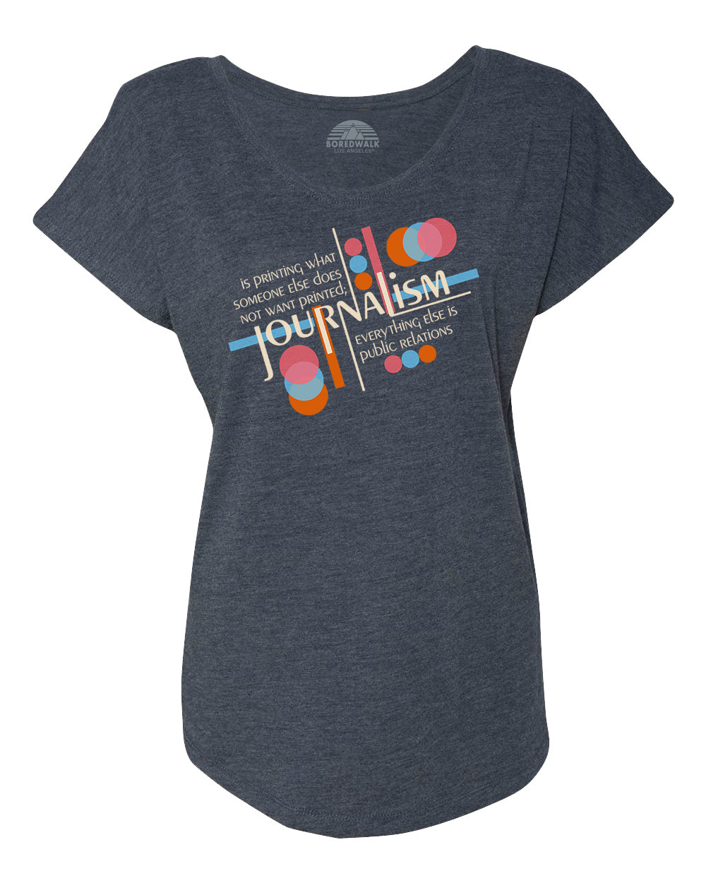 Women's Journalism is Printing What Someone Does Not Want Printed Scoop Neck T-Shirt