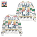 Julius Caesar What Are You Gonna Do Stab Me Ugly Christmas Sweater White