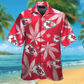 Kansas City Chiefs Short Sleeve Button Up Tropical Hawaiian Shirt VER015