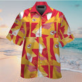 Kansas City Chiefs Short Sleeve Button Up Tropical Hawaiian Shirt VER028