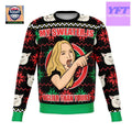 Karen Yelling At Grumpy Cat Meme Design 3d Ugly Christmas Sweater