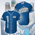 BEST Keystone Light blue Baseball Jersey