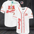 BEST Kingsbury Beer logo white Baseball Jersey