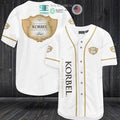 BEST Korbel Champagne Cellars logo white Baseball Jersey
