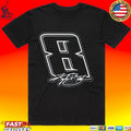 Kyle Busch Black No 8 T-shirt