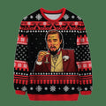 Laughing Leo Christmas Wool Ugly Knitted Ugly Christmas Sweater