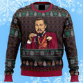 Laughing Leo Dicaprio Meme Ugly Christmas Sweater