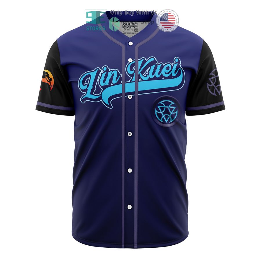 BEST Lin Kuei Sub-Zero Mortal Kombat Baseball Jersey