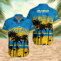Los Angeles Chargers Desert Sunset Hawaiian Shirt